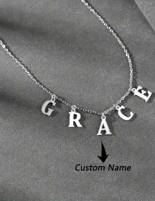 Customized Letter Name Necklace